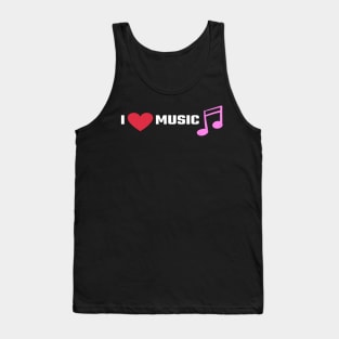 I Love Music/I Heart Music Tank Top